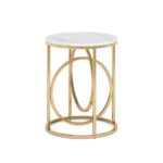 Wooden Round Coffee Table with Lift Top