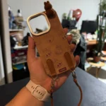 2025 New Ins Cartoon Cute 3d Labubu Handheld Rope Phone 16 Promax Phone Case For iphone 15 14 13 12 11 Pro Max Anti Fall Cover photo review
