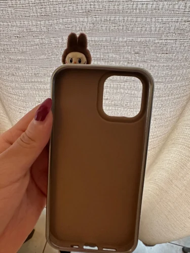 2025 New Ins Cartoon Cute 3d Labubu Handheld Rope Phone 16 Promax Phone Case For iphone 15 14 13 12 11 Pro Max Anti Fall Cover photo review